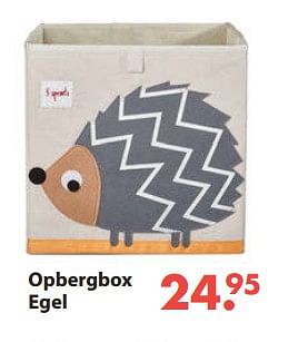 Aanbiedingen Opbergbox egel - Huismerk - Europoint - Geldig van 28/10/2019 tot 06/12/2019 bij Europoint