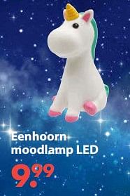 Aanbiedingen Eenhoorn moodlamp led - Huismerk - Europoint - Geldig van 28/10/2019 tot 06/12/2019 bij Europoint