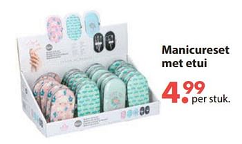 Aanbiedingen Manicureset met etui - Huismerk - Europoint - Geldig van 28/10/2019 tot 06/12/2019 bij Europoint