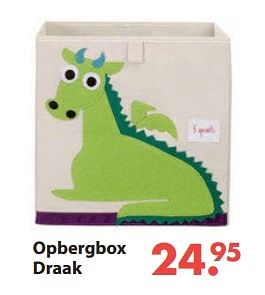 Aanbiedingen Opbergbox draak - Huismerk - Europoint - Geldig van 28/10/2019 tot 06/12/2019 bij Europoint