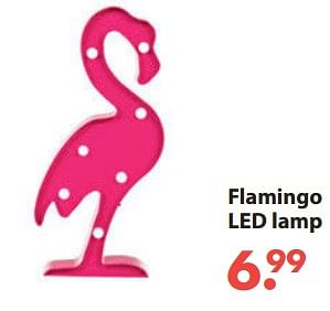 Aanbiedingen Flamingo led lamp - Huismerk - Europoint - Geldig van 28/10/2019 tot 06/12/2019 bij Europoint