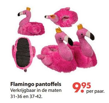 Aanbiedingen Flamingo pantoffels - Huismerk - Europoint - Geldig van 28/10/2019 tot 06/12/2019 bij Europoint