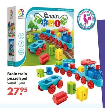 Aanbiedingen Brain train puzzelspel - Smart Games - Geldig van 28/10/2019 tot 06/12/2019 bij Europoint