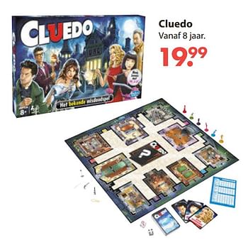 Aanbiedingen Cluedo - Hasbro - Geldig van 28/10/2019 tot 06/12/2019 bij Europoint
