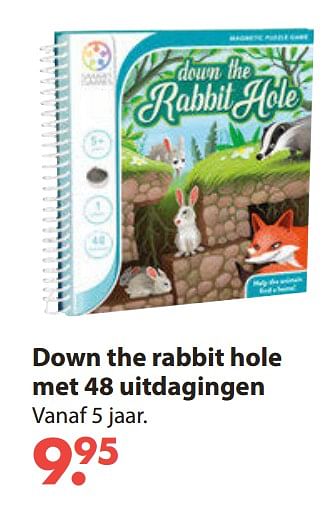 Aanbiedingen Down the rabbit hole met 48 uitdagingen - Smart Games - Geldig van 28/10/2019 tot 06/12/2019 bij Europoint
