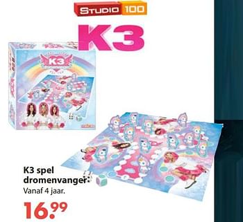Aanbiedingen K3 spel dromenvanger - Studio 100 - Geldig van 28/10/2019 tot 06/12/2019 bij Europoint