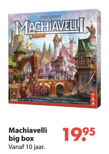 Aanbiedingen Machiavelli big box - 999games - Geldig van 28/10/2019 tot 06/12/2019 bij Europoint