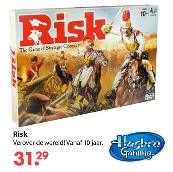 Aanbiedingen Risk - Hasbro - Geldig van 28/10/2019 tot 06/12/2019 bij Europoint