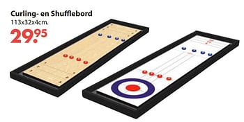 Aanbiedingen Curling- en shufflebord - Huismerk - Europoint - Geldig van 28/10/2019 tot 06/12/2019 bij Europoint