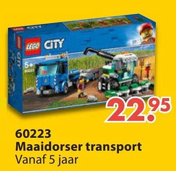 Aanbiedingen 60223 maaidorser transport - Lego - Geldig van 28/10/2019 tot 06/12/2019 bij Europoint