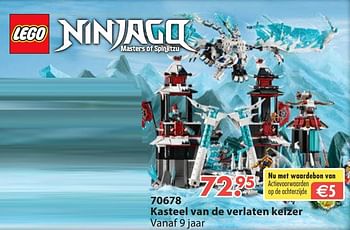 Aanbiedingen 70678 kasteel van de verlaten keizer - Lego - Geldig van 28/10/2019 tot 06/12/2019 bij Europoint