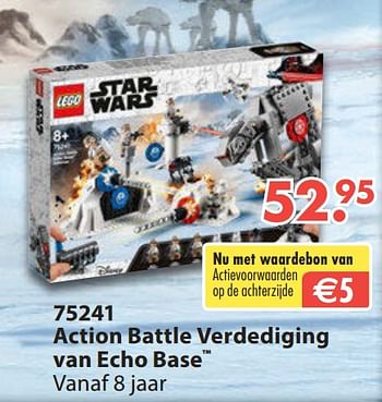 Aanbiedingen 75241 action battle verdediging van echo base - Lego - Geldig van 28/10/2019 tot 06/12/2019 bij Europoint