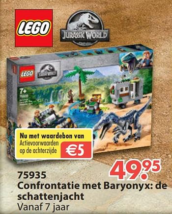 Aanbiedingen 75935 confrontatie met baryonyx: de schattenjacht - Lego - Geldig van 28/10/2019 tot 06/12/2019 bij Europoint