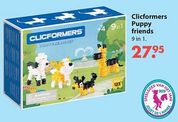 Aanbiedingen Clicformers puppy friends - Clicformers - Geldig van 28/10/2019 tot 06/12/2019 bij Europoint