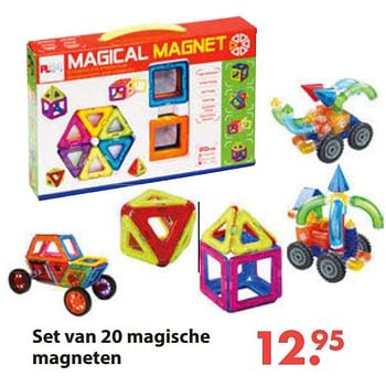 Aanbiedingen Set van 20 magische magneten - Magical Magnet - Geldig van 28/10/2019 tot 06/12/2019 bij Europoint