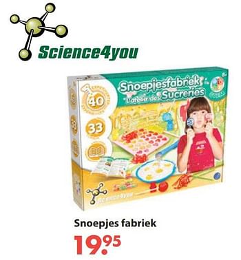 Aanbiedingen Snoepjes fabriek - Science4you - Geldig van 28/10/2019 tot 06/12/2019 bij Europoint