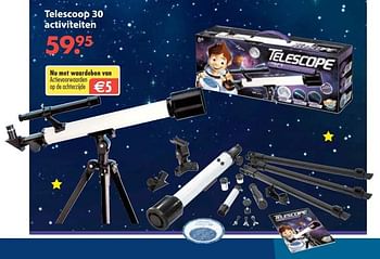Aanbiedingen Telescoop 30 activiteiten - Buki France - Geldig van 28/10/2019 tot 06/12/2019 bij Europoint