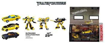Aanbiedingen Bumblebee evolution pack - Transformers - Geldig van 05/11/2019 tot 10/12/2019 bij Supra Bazar