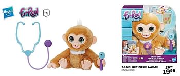 Aanbiedingen Zandi het zieke aapje - FurReal Friends - Geldig van 05/11/2019 tot 10/12/2019 bij Supra Bazar