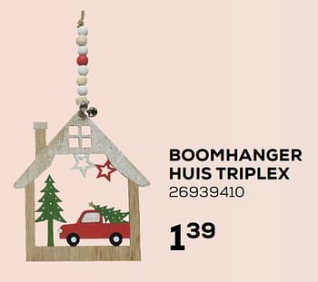 Aanbiedingen Boomhanger huis triplex - Huismerk - Supra Bazar - Geldig van 05/11/2019 tot 10/12/2019 bij Supra Bazar