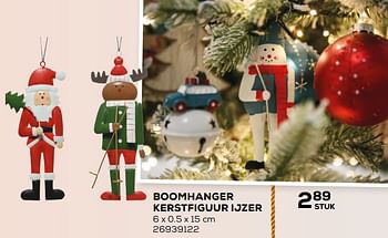 Aanbiedingen Boomhanger kerstfiguur ijzer - Huismerk - Supra Bazar - Geldig van 05/11/2019 tot 10/12/2019 bij Supra Bazar