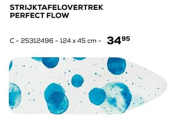 Aanbiedingen Strijktafelovertrek perfect flow 124 x 45 cm - Brabantia - Geldig van 05/11/2019 tot 10/12/2019 bij Supra Bazar