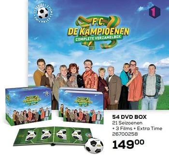 Aanbiedingen 54 dvd box f.c. de kampioenen - Huismerk - Supra Bazar - Geldig van 05/11/2019 tot 10/12/2019 bij Supra Bazar