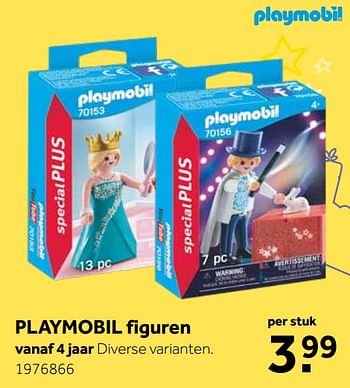 Aanbiedingen Playmobil figuren - Playmobil - Geldig van 11/11/2019 tot 24/11/2019 bij Intertoys