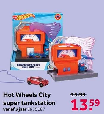 Aanbiedingen Hot wheels city super tankstation - Hot Wheels - Geldig van 11/11/2019 tot 24/11/2019 bij Intertoys