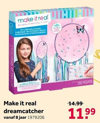 Aanbiedingen Make it real dreamcatcher - Huismerk - Intertoys - Geldig van 11/11/2019 tot 24/11/2019 bij Intertoys