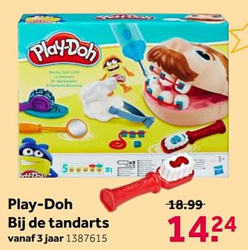 Aanbiedingen Play-doh bij de tandarts - Hasbro - Geldig van 11/11/2019 tot 24/11/2019 bij Intertoys