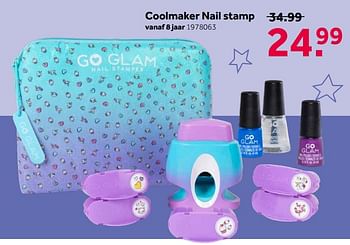 Aanbiedingen Coolmaker nail stamp - Huismerk - Intertoys - Geldig van 11/11/2019 tot 24/11/2019 bij Intertoys