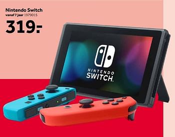 Aanbiedingen Nintendo switch - Nintendo - Geldig van 11/11/2019 tot 24/11/2019 bij Intertoys