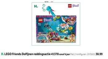Aanbiedingen Lego friends dolfijnen reddingsactie 41378 - Lego - Geldig van 14/10/2019 tot 08/12/2019 bij Intertoys