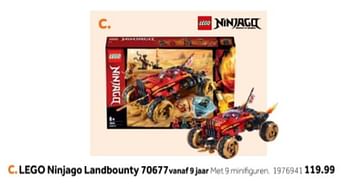 Aanbiedingen Lego ninjago landbounty 70677 - Lego - Geldig van 14/10/2019 tot 08/12/2019 bij Intertoys