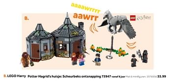 Aanbiedingen Lego harry potter hagrid`s huisje: scheurbeks ontsnapping 75947 - Lego - Geldig van 14/10/2019 tot 08/12/2019 bij Intertoys