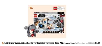 Aanbiedingen Lego star wars action battle verdediging van echo base 75241 v - Lego - Geldig van 14/10/2019 tot 08/12/2019 bij Intertoys