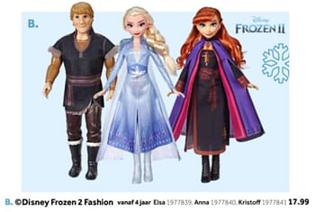 Aanbiedingen Disney frozen 2 fashion - Disney  Frozen - Geldig van 14/10/2019 tot 08/12/2019 bij Intertoys