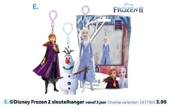 Aanbiedingen Disney frozen 2 sleutelhanger - Disney  Frozen - Geldig van 14/10/2019 tot 08/12/2019 bij Intertoys