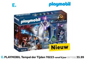 Aanbiedingen Playmobil tempel der tijden 70223 - Playmobil - Geldig van 14/10/2019 tot 08/12/2019 bij Intertoys