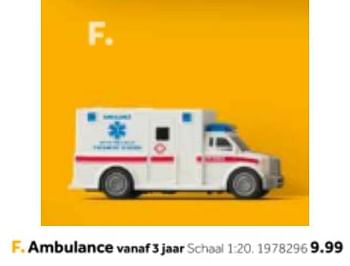 Aanbiedingen Ambulance - Huismerk - Intertoys - Geldig van 14/10/2019 tot 08/12/2019 bij Intertoys