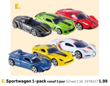 Aanbiedingen Sportwagen 1-pack - Huismerk - Intertoys - Geldig van 14/10/2019 tot 08/12/2019 bij Intertoys