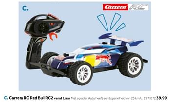 Aanbiedingen Carrera rc red bull rc2 - Carrera - Geldig van 14/10/2019 tot 08/12/2019 bij Intertoys