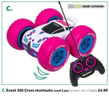 Aanbiedingen Exost 360 cross stuntauto - Silverlit - Geldig van 14/10/2019 tot 08/12/2019 bij Intertoys