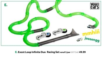 Aanbiedingen Exost loop infinite duo racing set - WONKY MONKY - Geldig van 14/10/2019 tot 08/12/2019 bij Intertoys