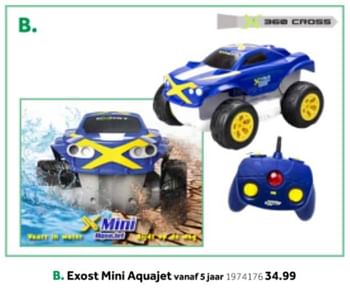 Aanbiedingen Exost mini aquajet - Silverlit - Geldig van 14/10/2019 tot 08/12/2019 bij Intertoys