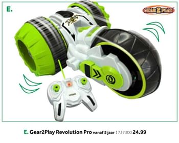 Aanbiedingen Gear2play revolution pro - Gear2Play - Geldig van 14/10/2019 tot 08/12/2019 bij Intertoys