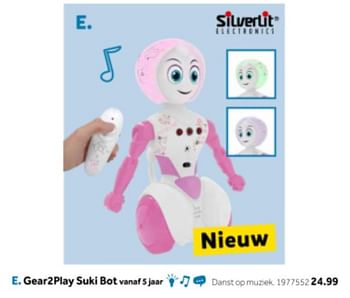 Aanbiedingen Gear2play suki bot - Gear2Play - Geldig van 14/10/2019 tot 08/12/2019 bij Intertoys