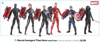 Aanbiedingen Marvel avengers titan hero - Avengers - Geldig van 14/10/2019 tot 08/12/2019 bij Intertoys