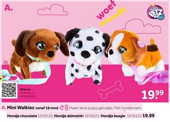 Aanbiedingen Mini walkiez - Huismerk - Intertoys - Geldig van 14/10/2019 tot 08/12/2019 bij Intertoys